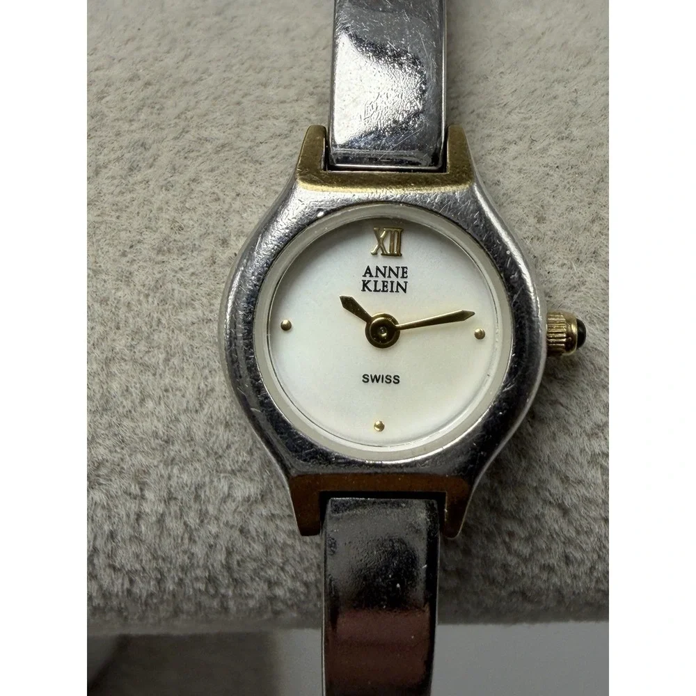 Anne Klein‎ 12/7005 Swiss Ladies Watch New Battery 17MM 6.75